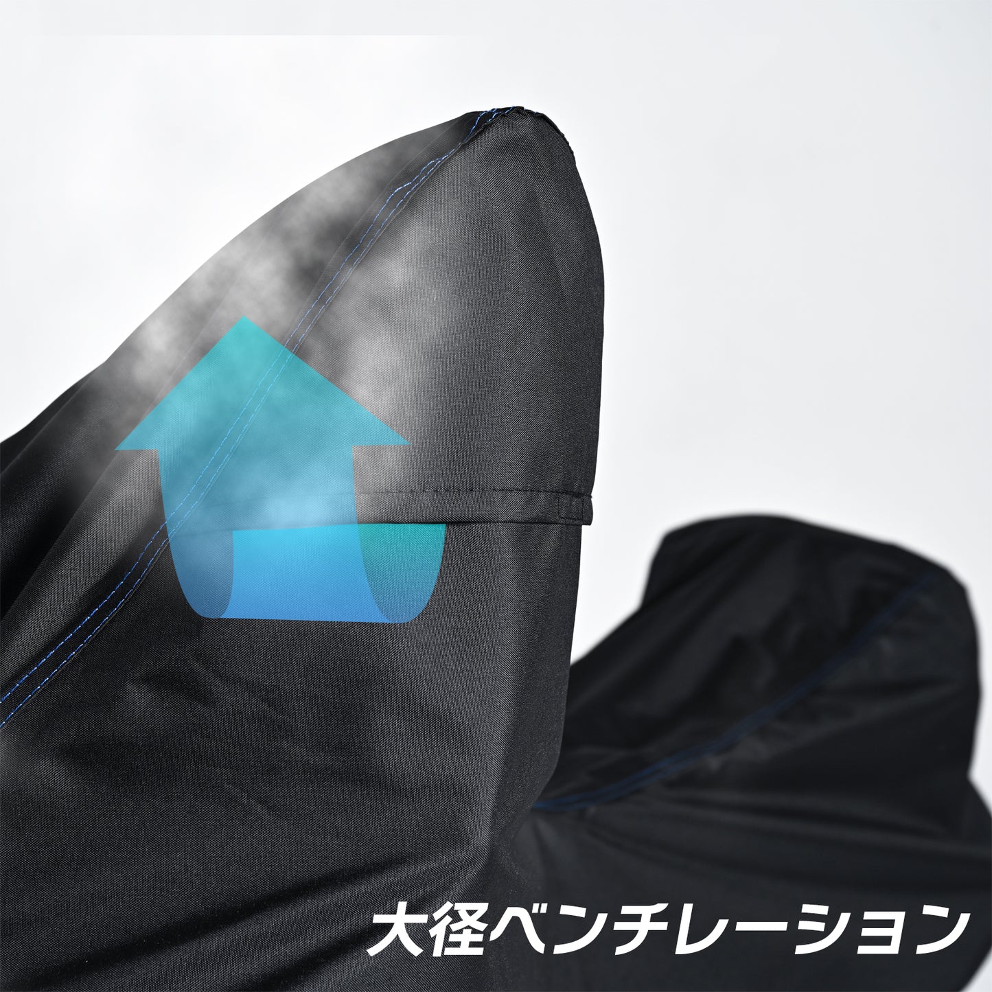 「ストームガードベルト」搭載 防水・撥水 盗難防止穴対応 ブラック