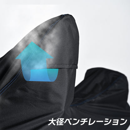 「ストームガードベルト」搭載 防水・撥水 盗難防止穴対応 ブラック