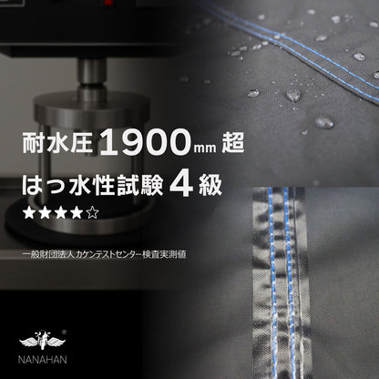 「ストームガードベルト」搭載 防水・撥水 盗難防止穴対応 ブラック