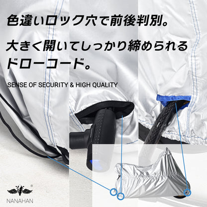 「ストームガードベルト」搭載 防水・撥水 盗難防止穴対応 シルバー